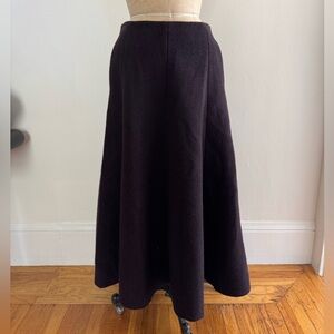 Gabriela Hearst Amy skirt cashmere silk purple
